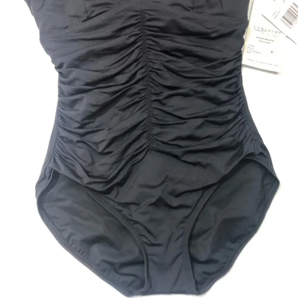 Coco Reef BLACK VNeck Underwire One-Piece Swimsuit - Picture 5 of 8